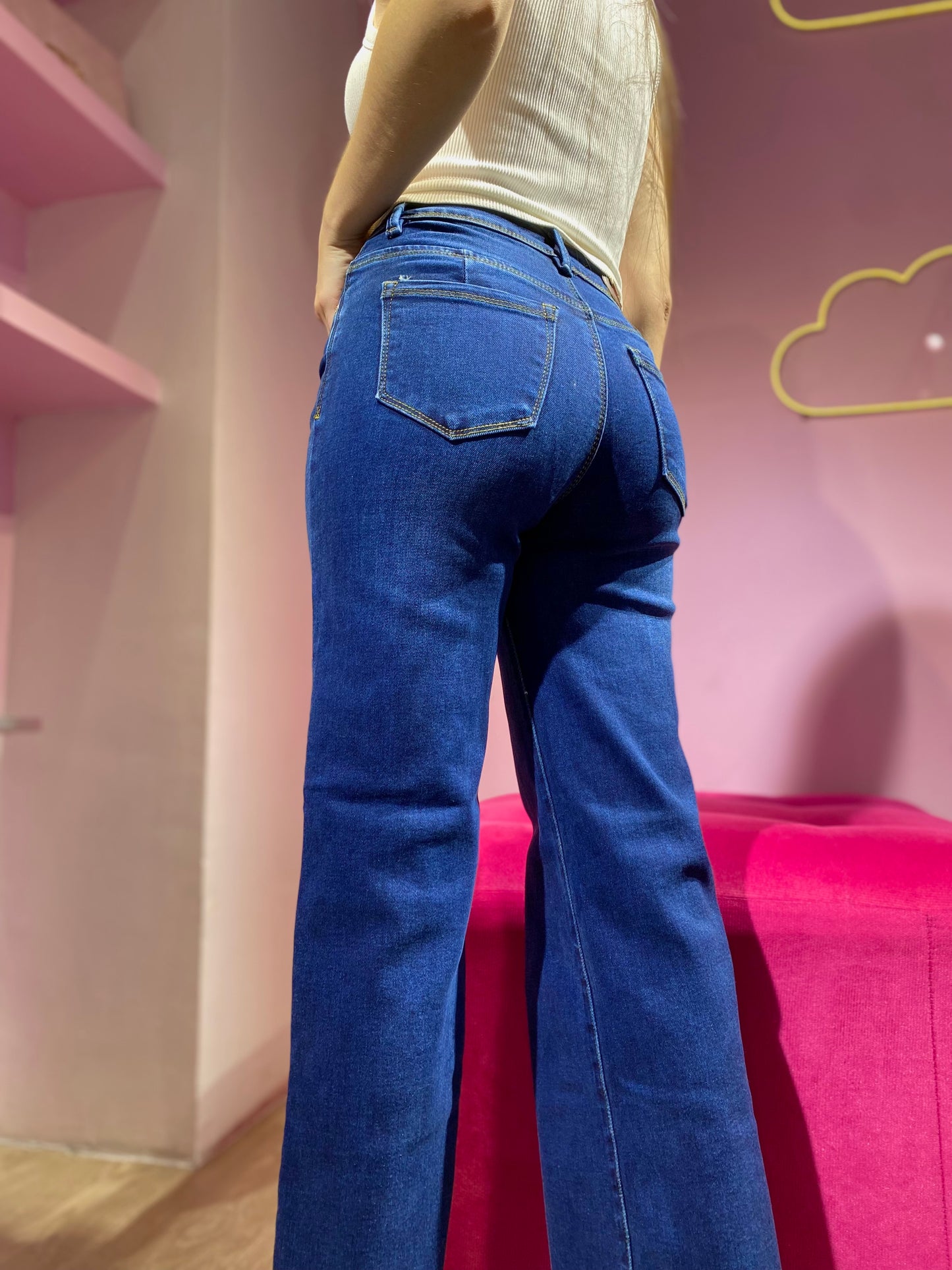 Jean Most Wanted wide leg oscuro (cd: 1014960339)