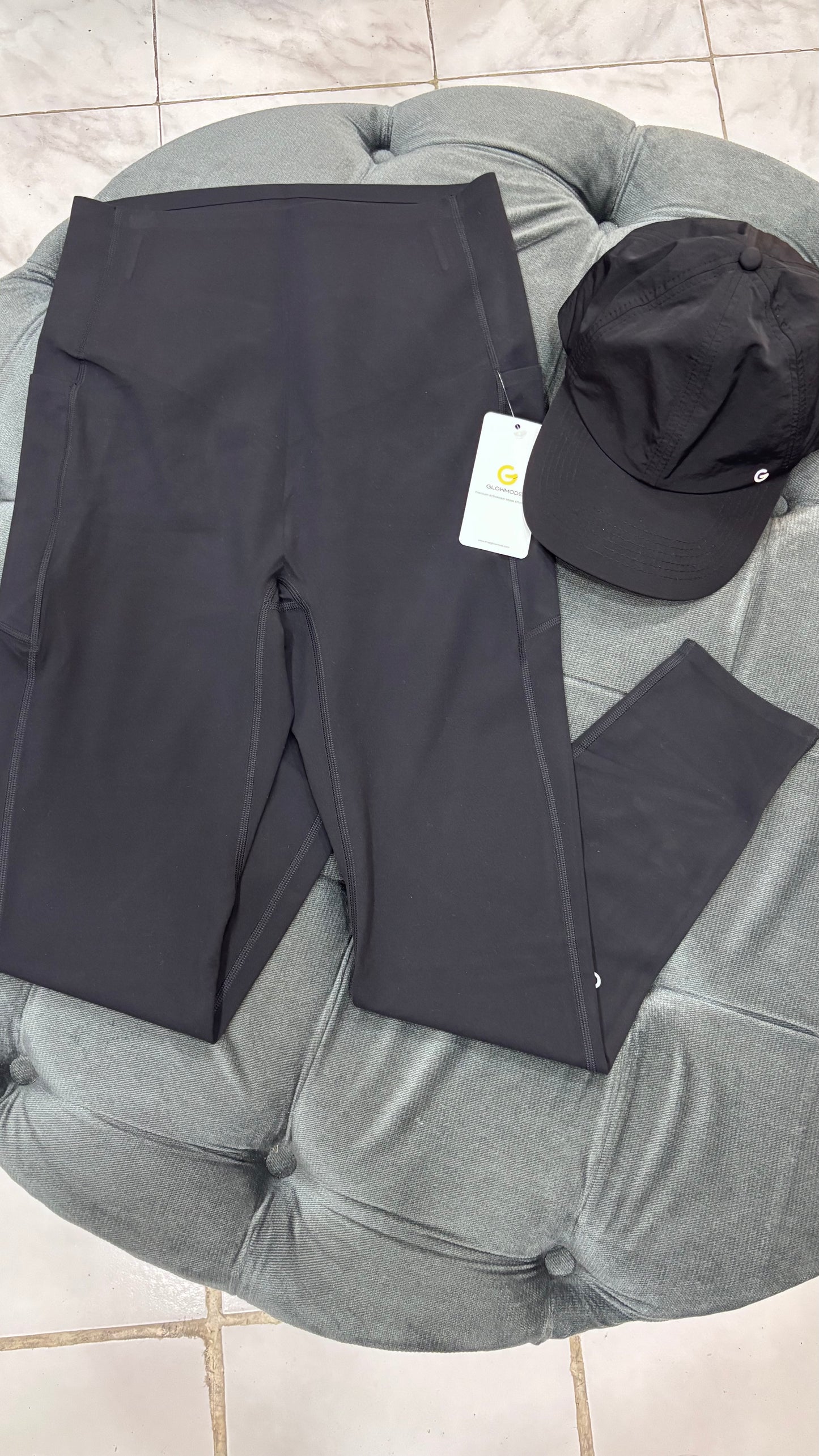 Legging contrae abdomen deportivo GLOWMODE negro