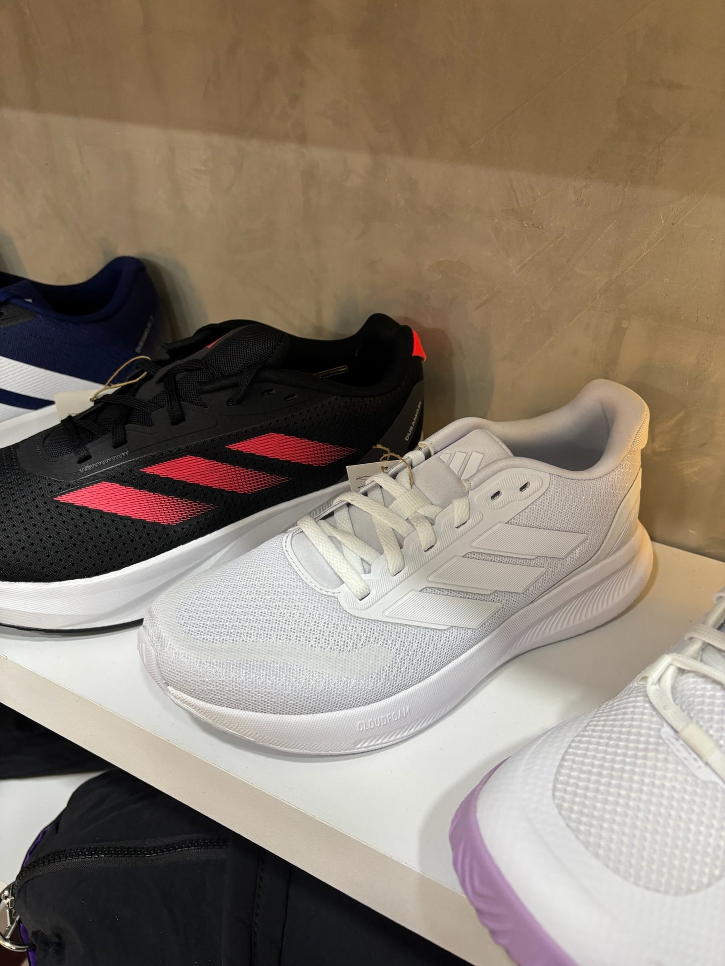 Zapatos RUNFALCON 5W de dama ADIDAS blancos