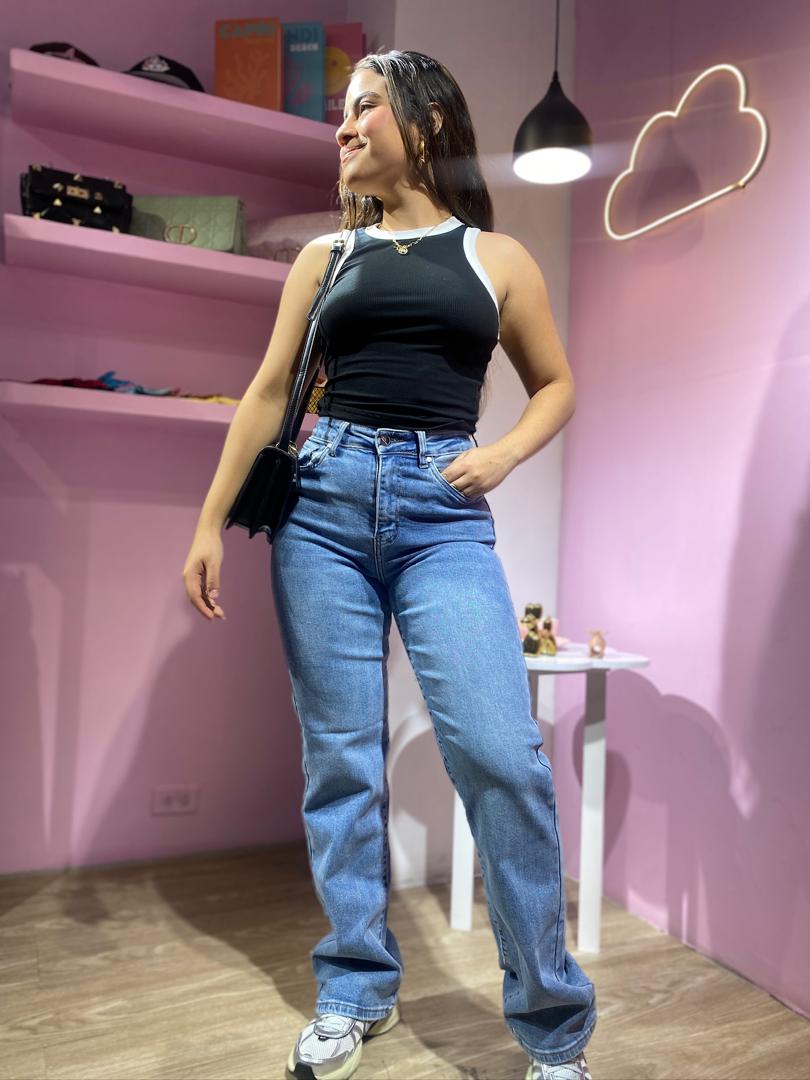 Jean wide leg B2U claro (cd:MK2175)