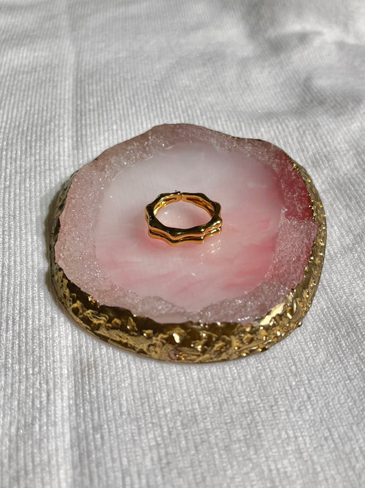 Anillo asimétrico de puntas