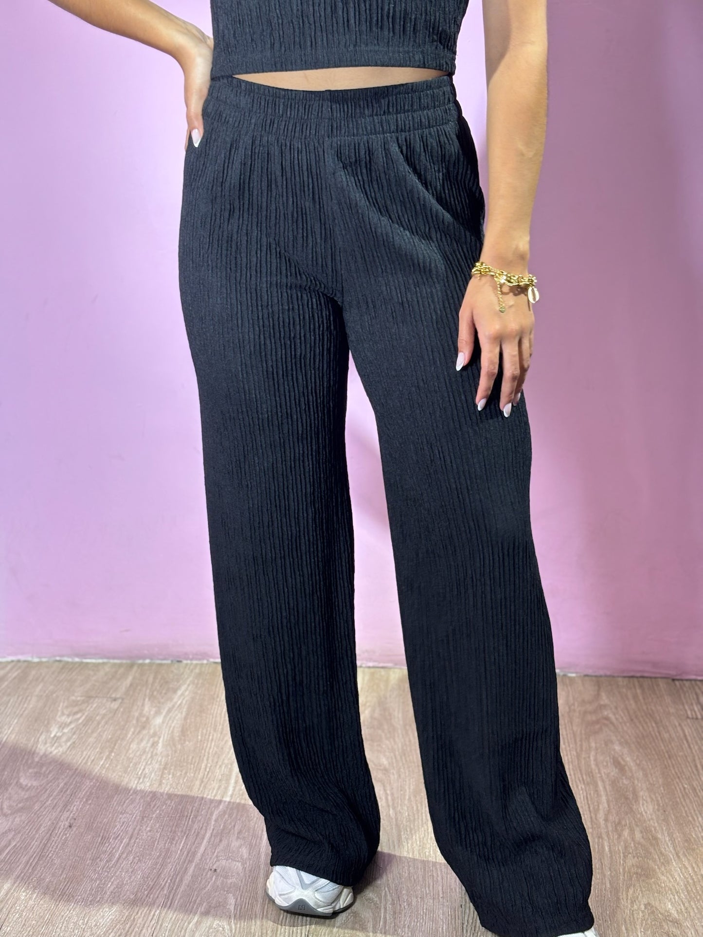 Set texturizado negro