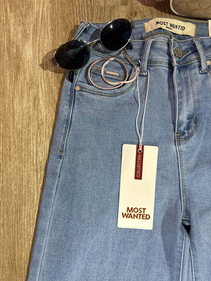 Jean most wanted wide leg claro ( cd:62000)