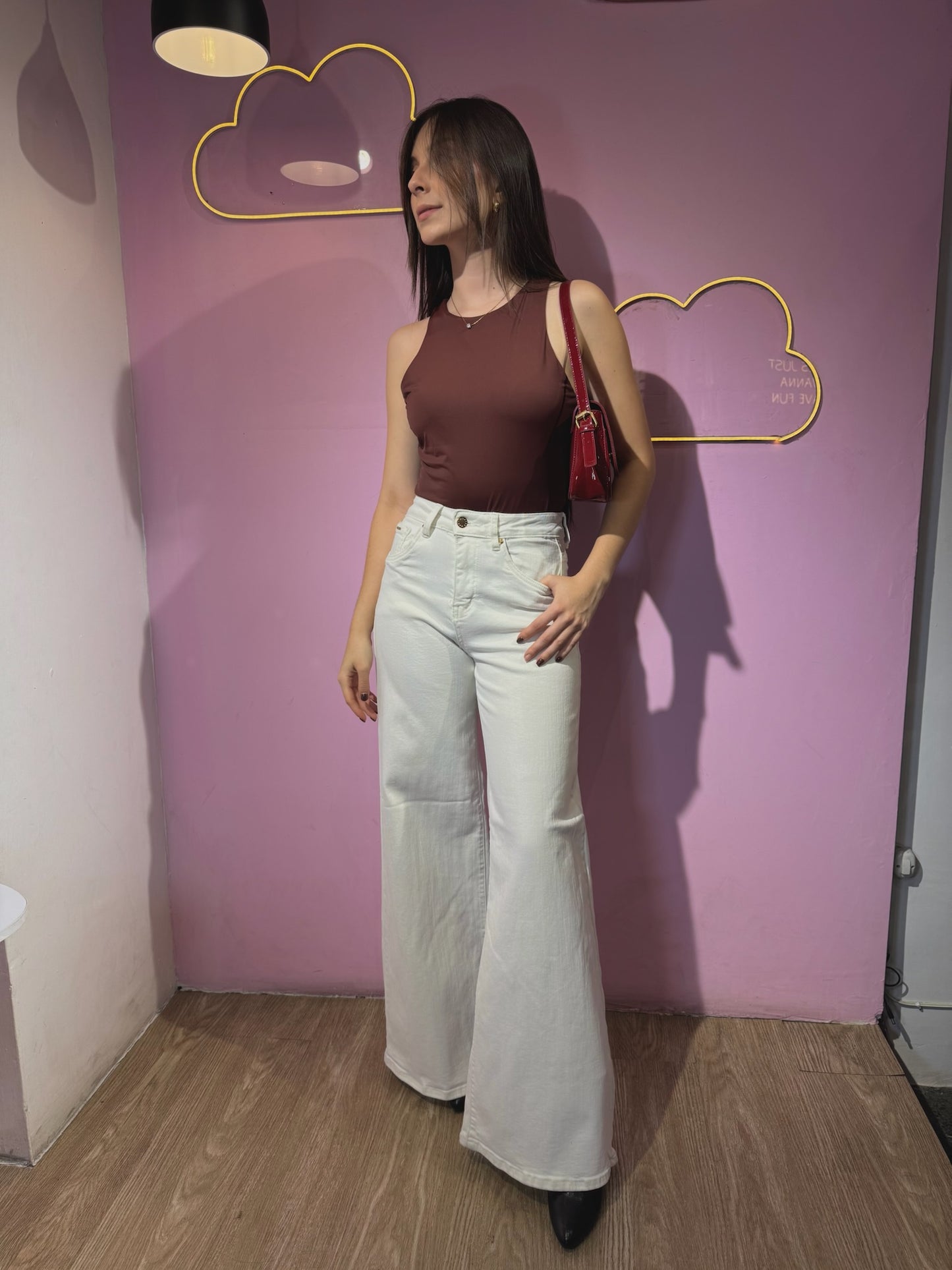 Body halter marrón