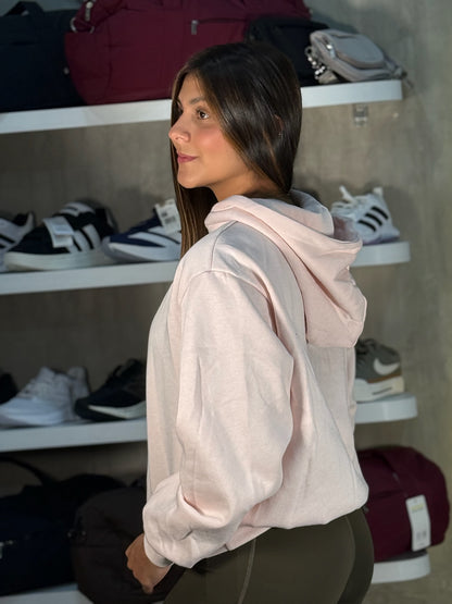 Hoodie con capucha Rosa pastel
