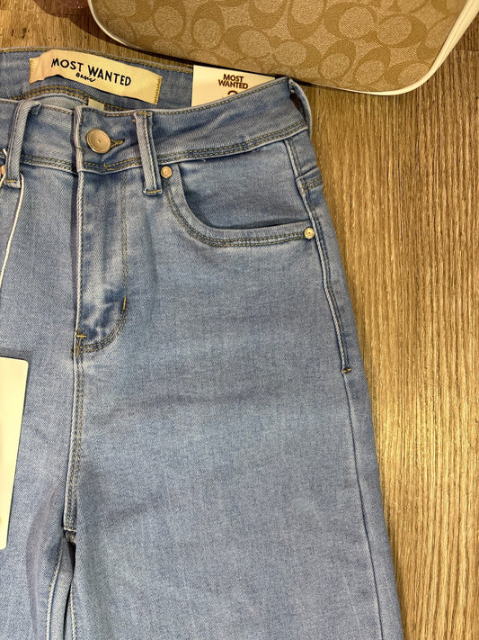 Jean most wanted wide leg claro ( cd:62000)