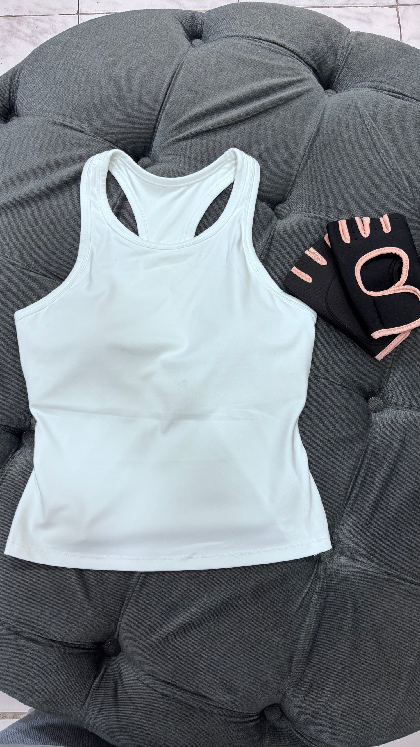 Franelilla deportiva GLOWMODE blanca