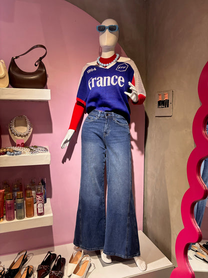 T-shirt tejida de Francia
