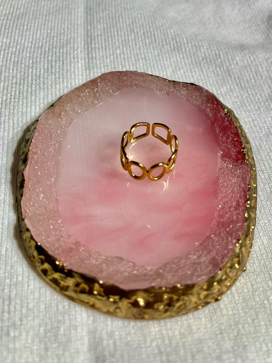 Anillo ajustable dorado