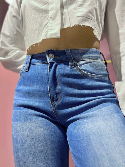 Jean WAX wide leg tono oscuro (cd: 90386)