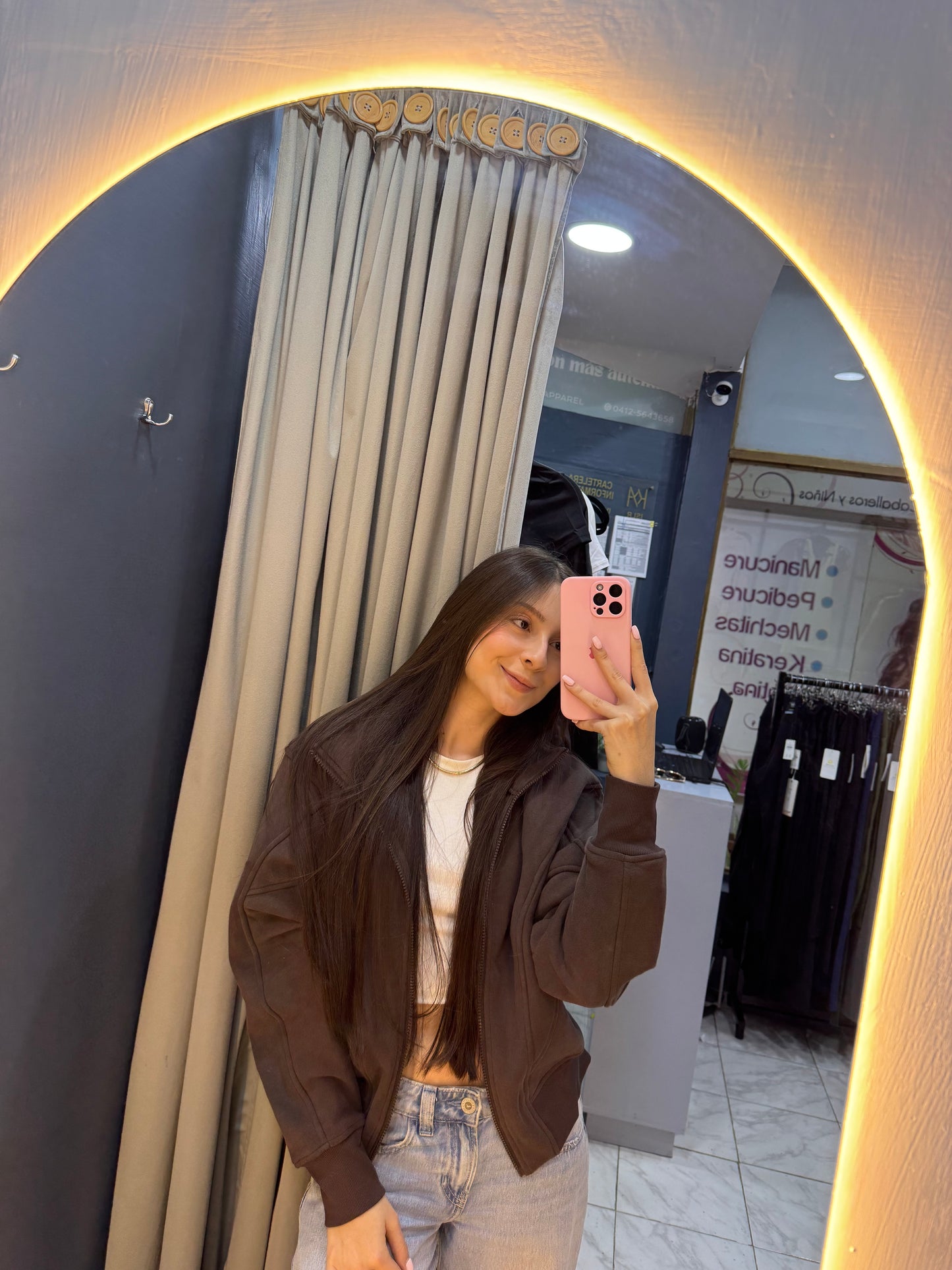 Chaqueta GLOWMODE marron