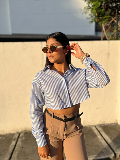 Lentes de sol dorado con marrón  (inspo celine)