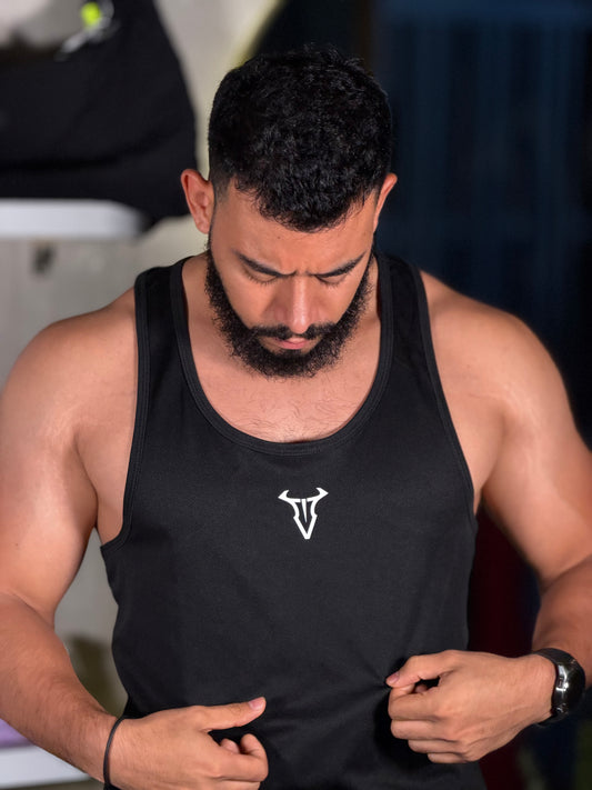 franelilla de caballero deportiva negra