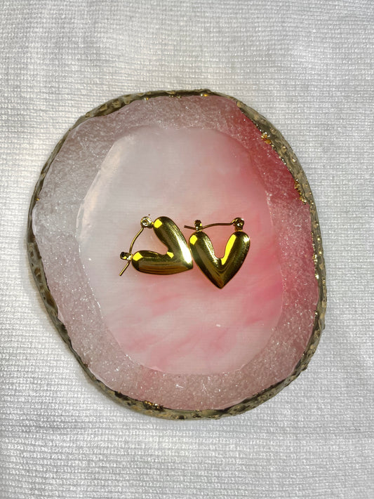 Argollas de gancho de corazón