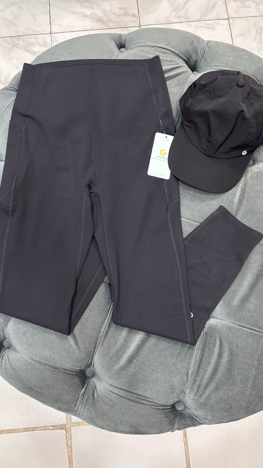 Legging contrae abdomen deportivo GLOWMODE negro