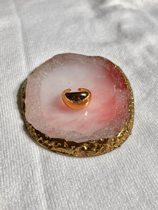 Anillo grueso dorado