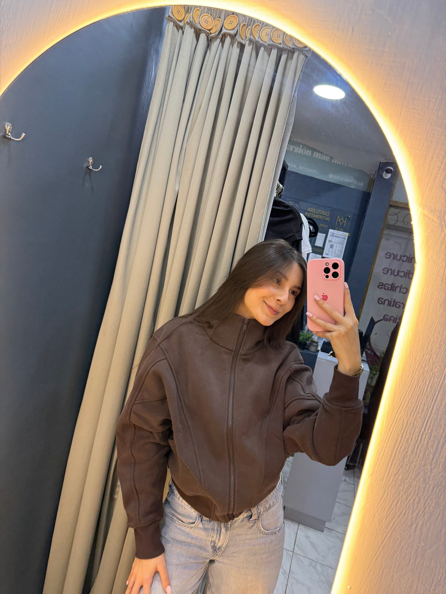 Chaqueta GLOWMODE marron